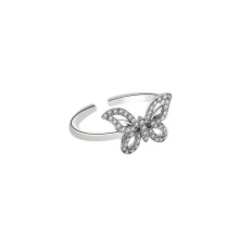 Ready to Ship Popular Jewelry Adjustable Ring Butterfly Ring for Women